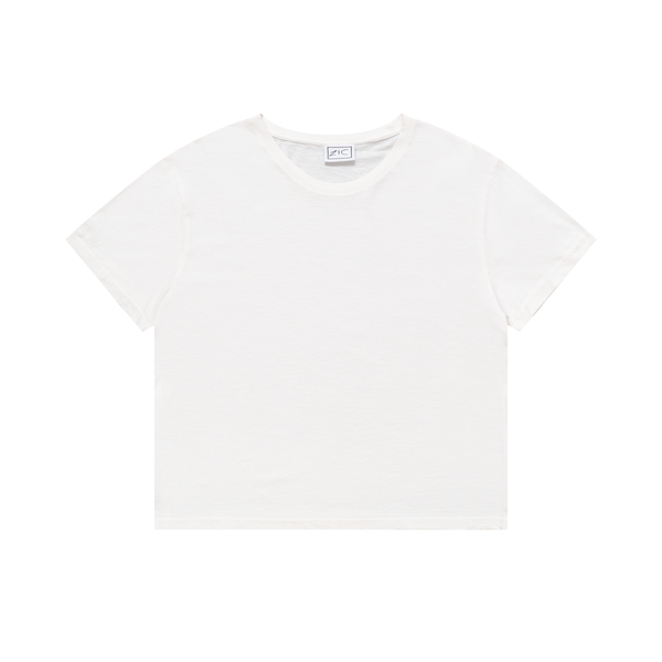 White Slub Tee