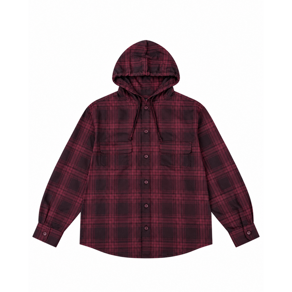 Hooded Flannel Shirt