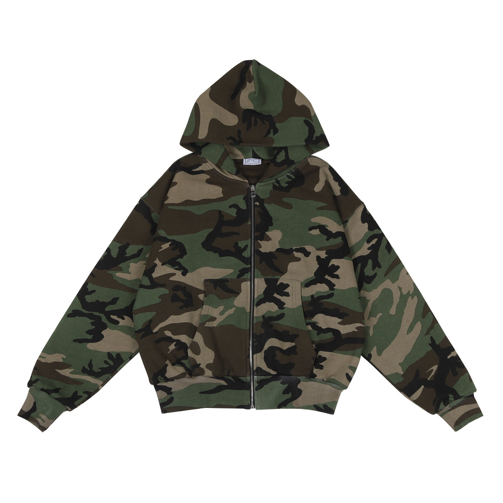 Camo Zip Up