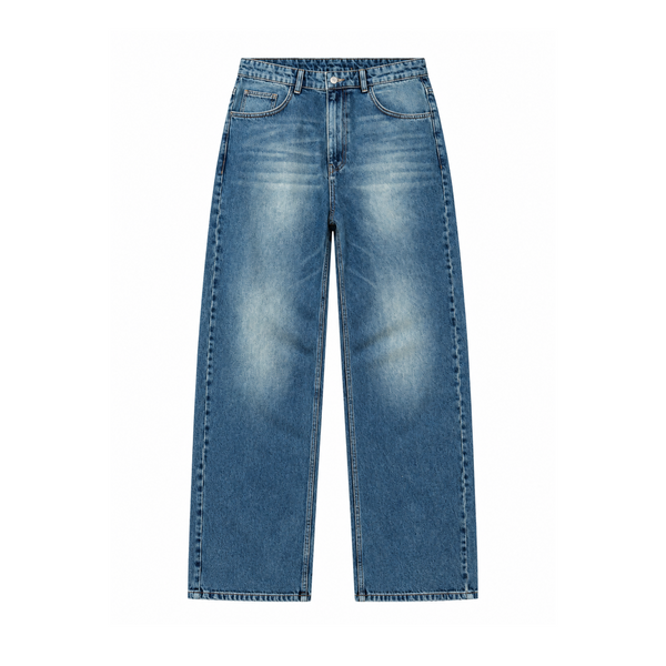 Wide Leg Blue Denim