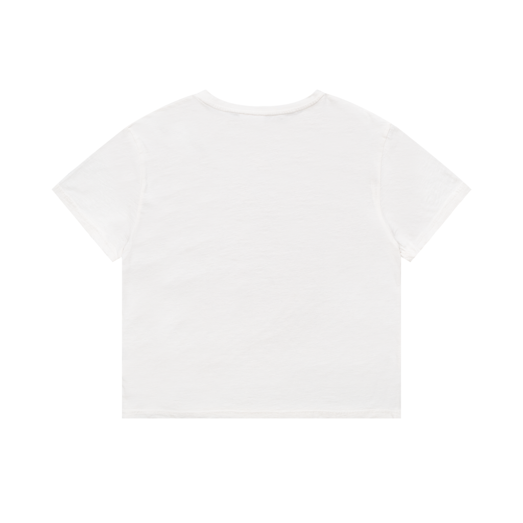 White Slub Tee