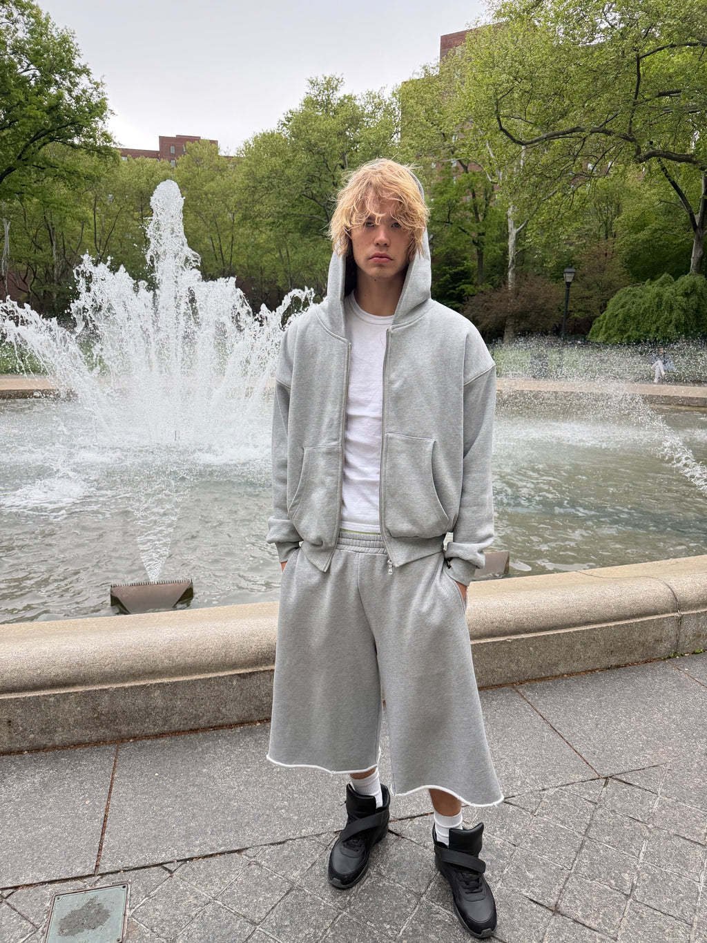 Grey Sweatshorts