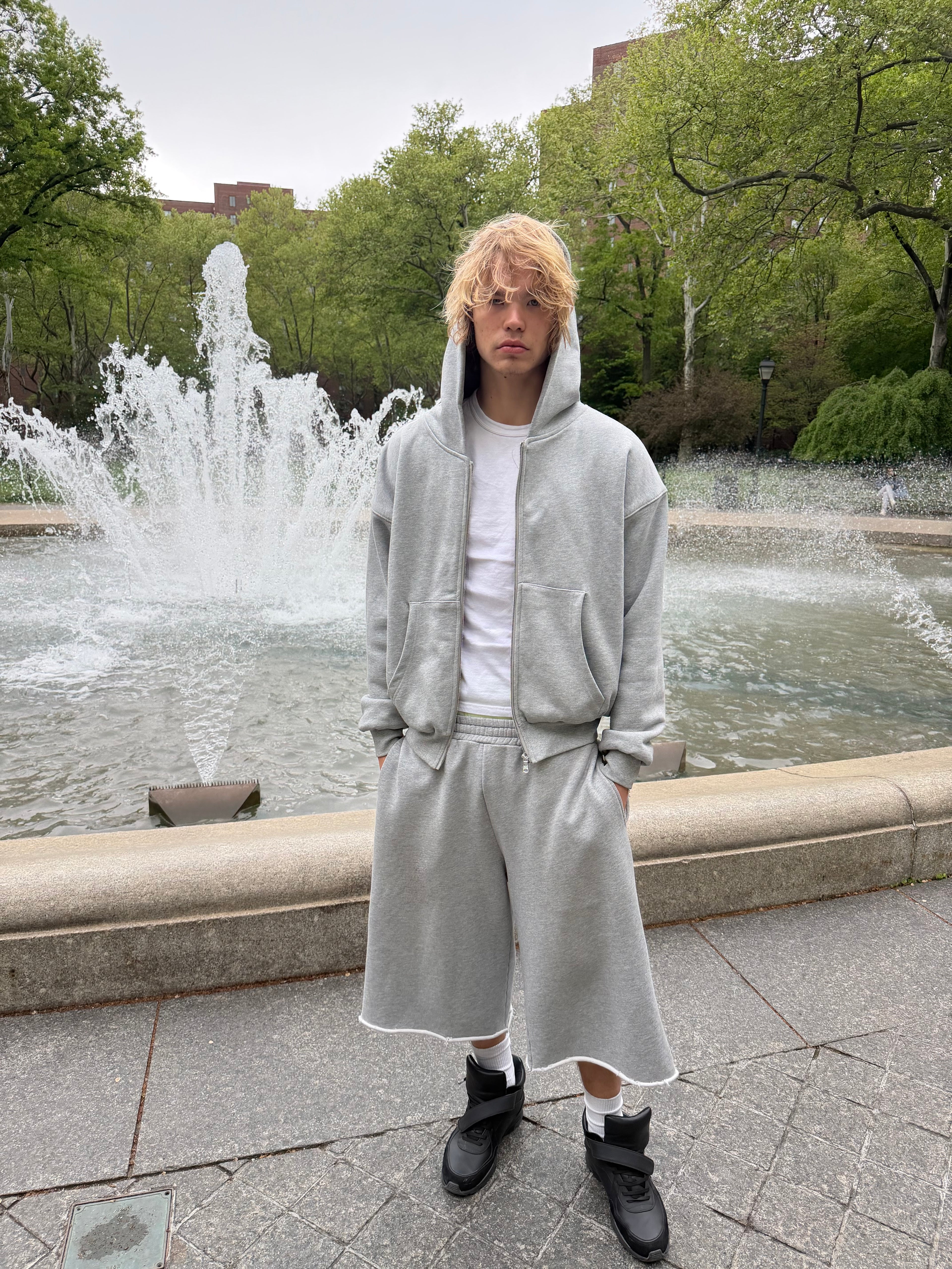 Grey Sweatshorts