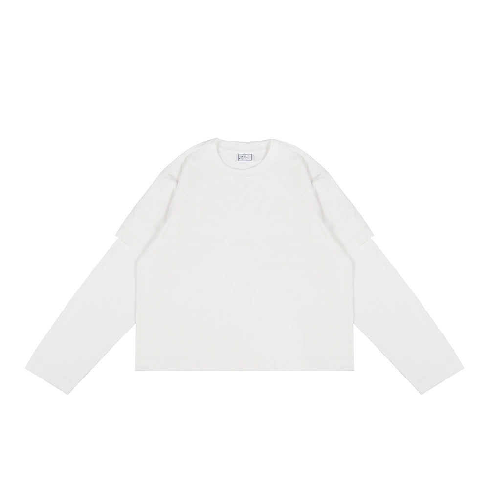 White Double Layer Tee