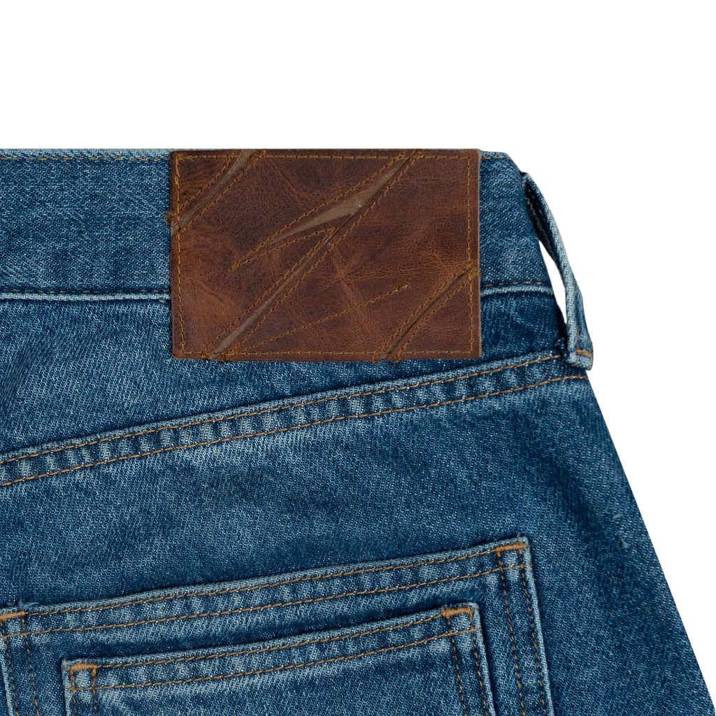 Dark Blue Straight Cut Denim