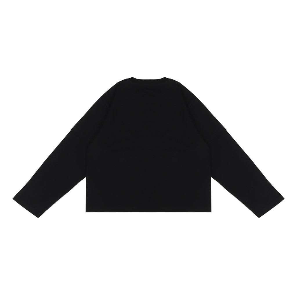 Black Double Layer Tee