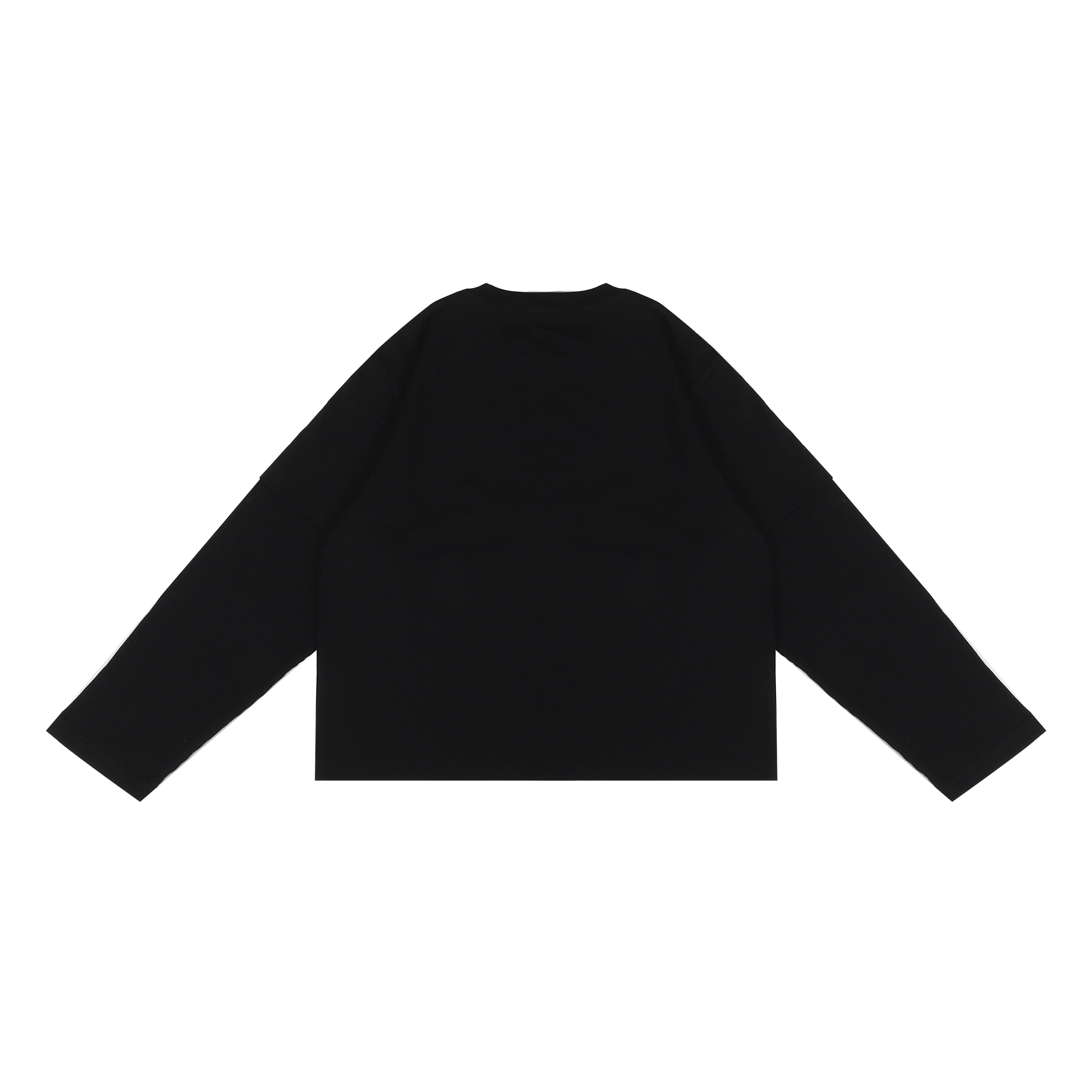 Black Double Layer Tee