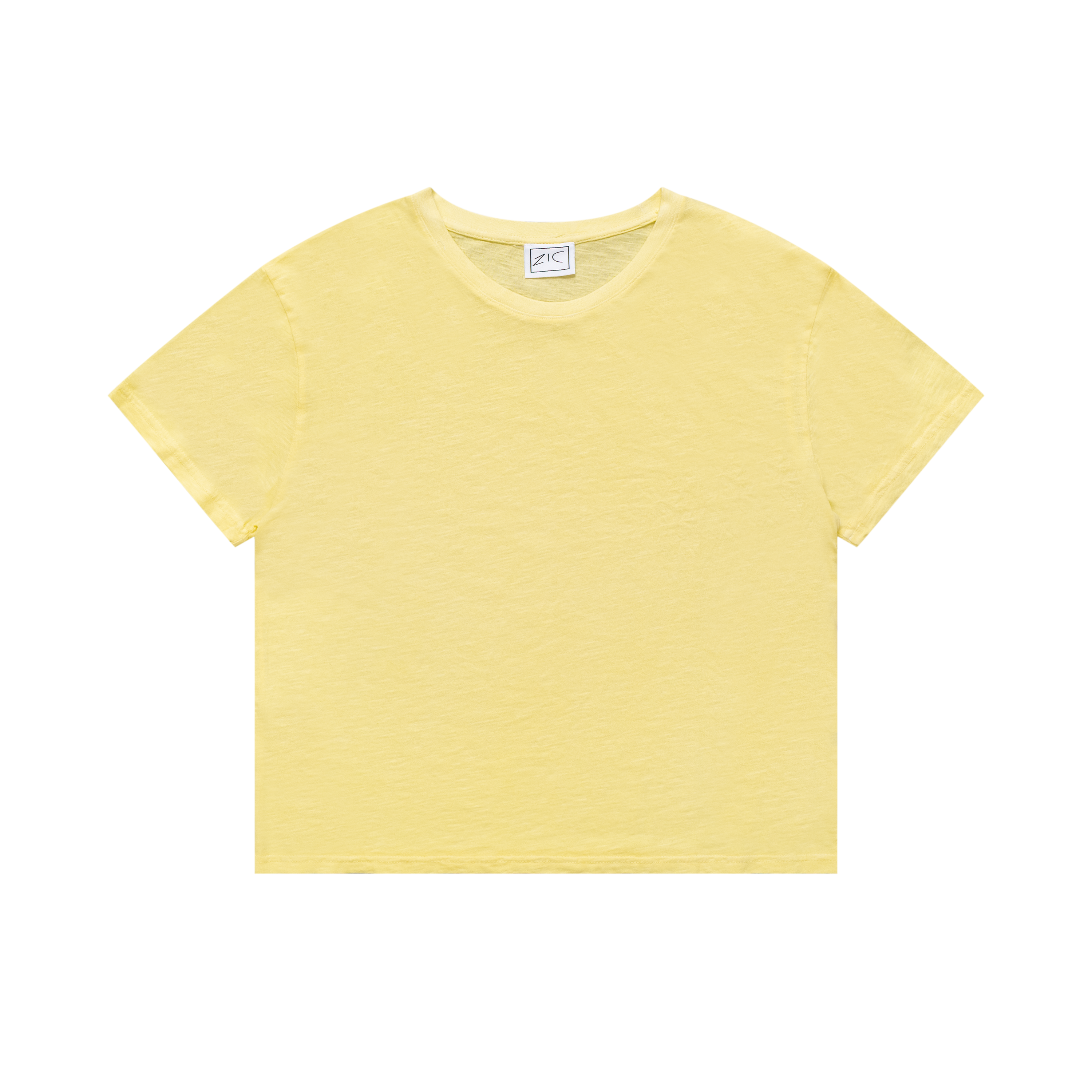 Butter Yellow Slub Tee