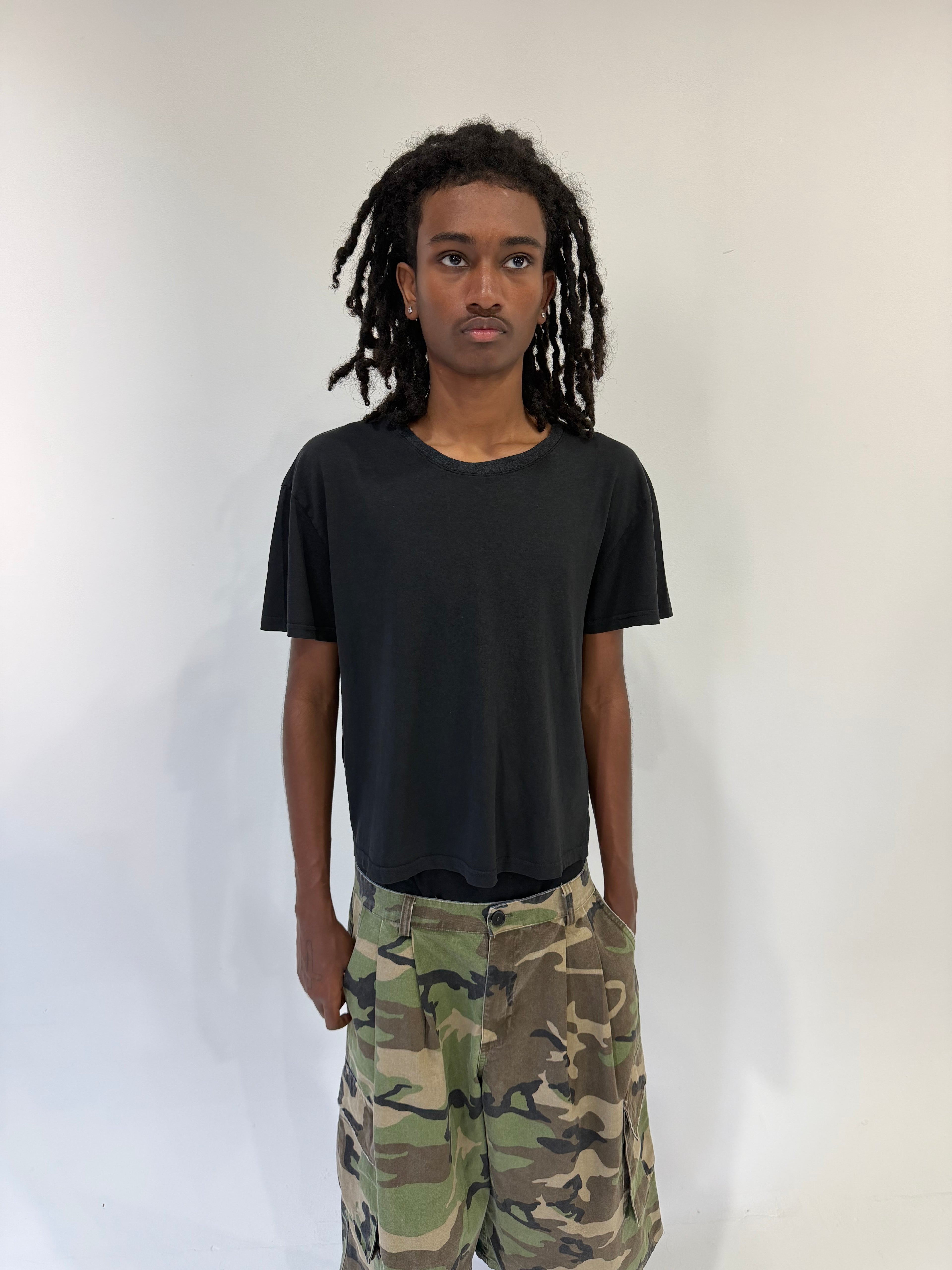Black Slub Tee