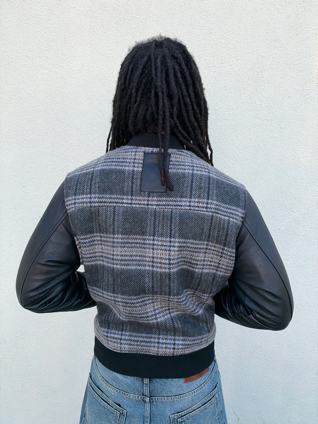 Plaid Varsity Jacket