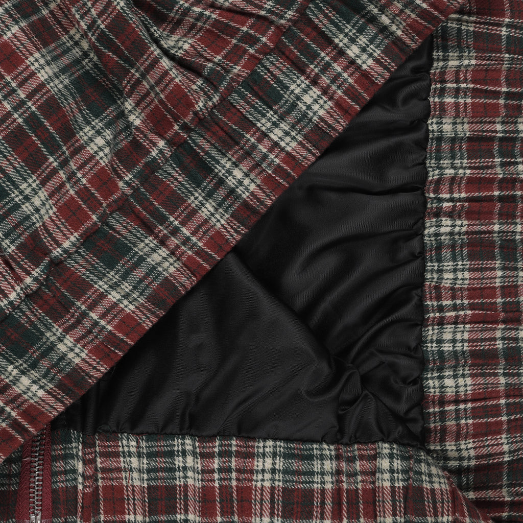 F23 Plaid Zip Up
