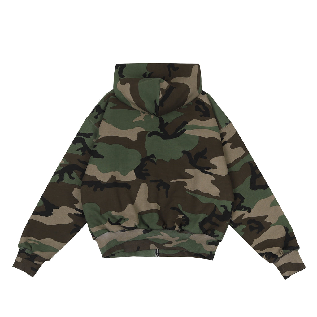 Camo Zip Up