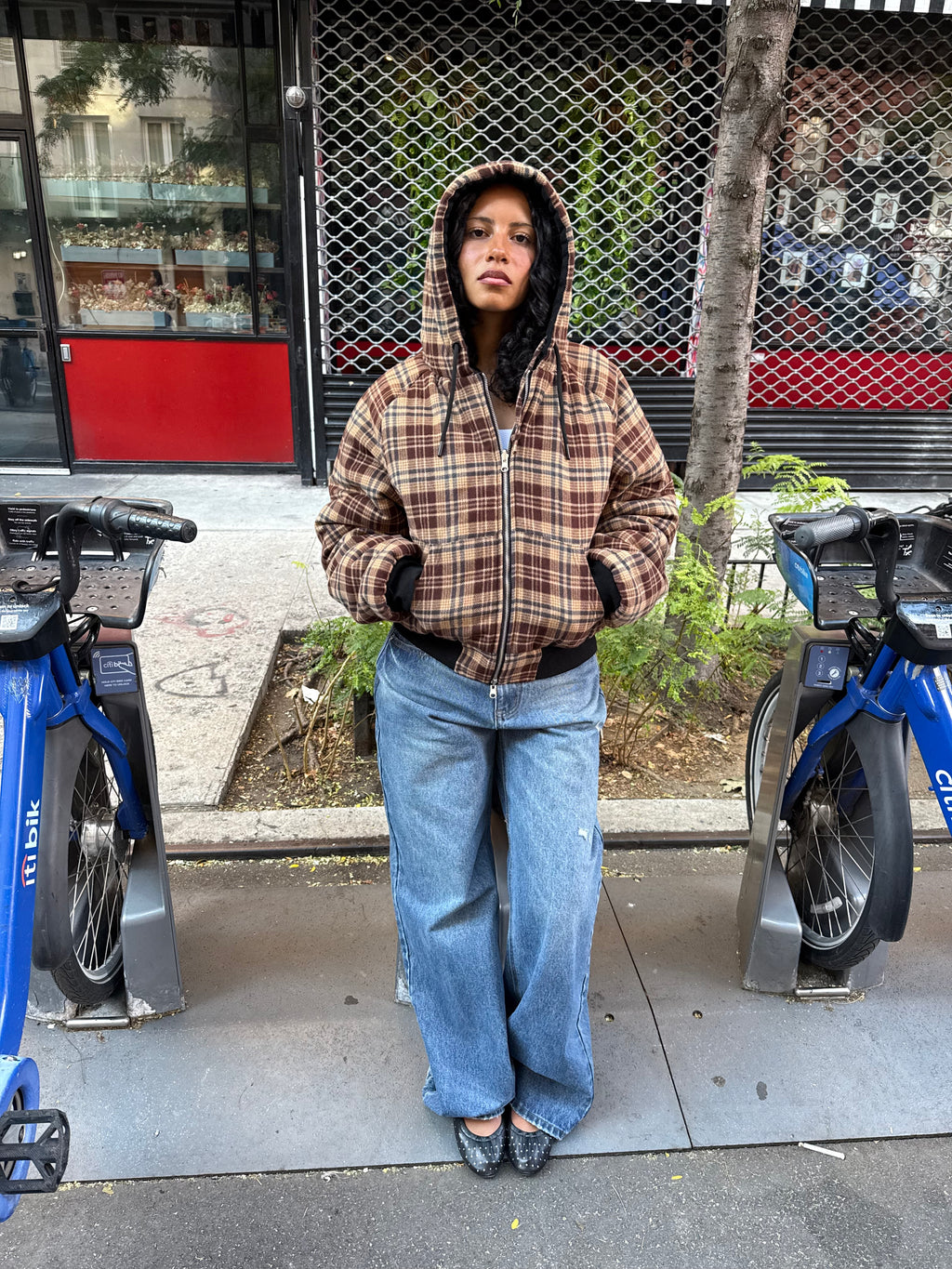 Plaid Reversible Jacket