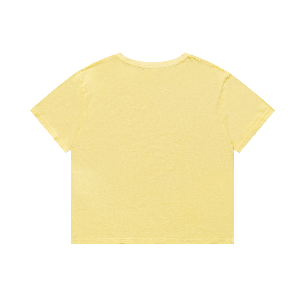 Butter Yellow Slub Tee