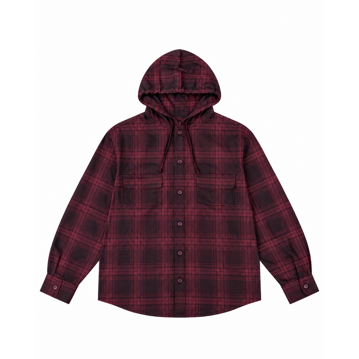 Hooded Flannel Shirt