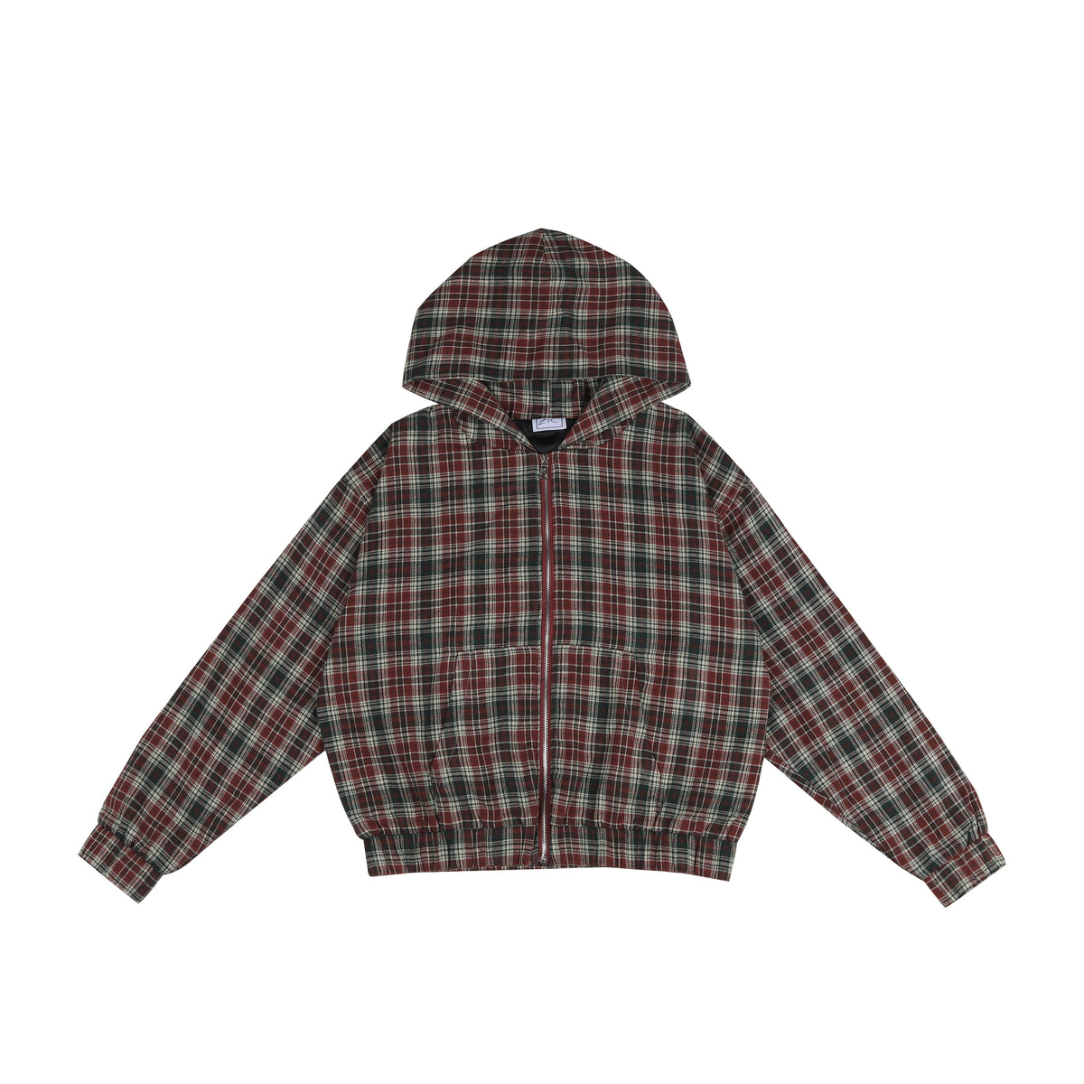 F23 Plaid Zip Up