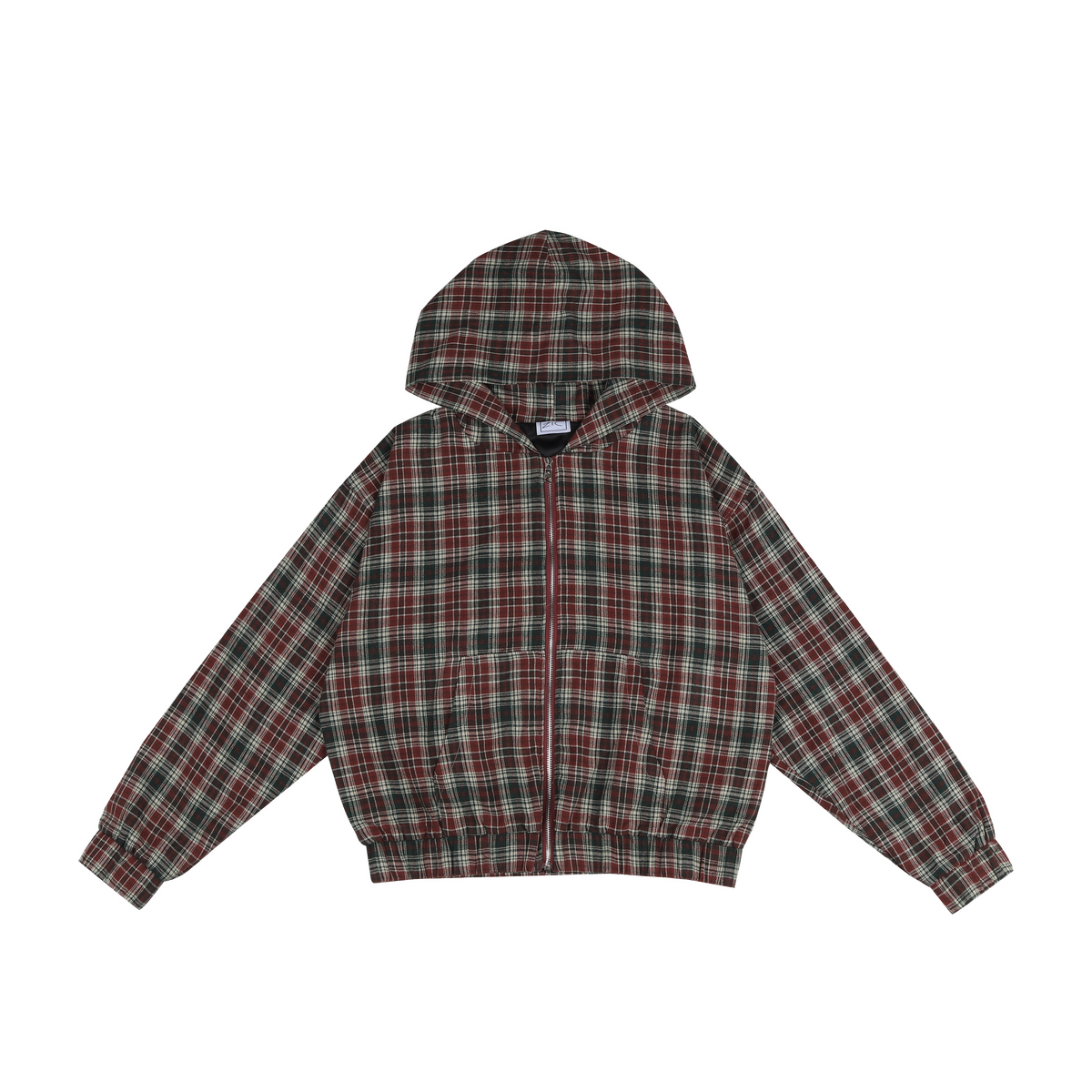 F23 Plaid Zip Up