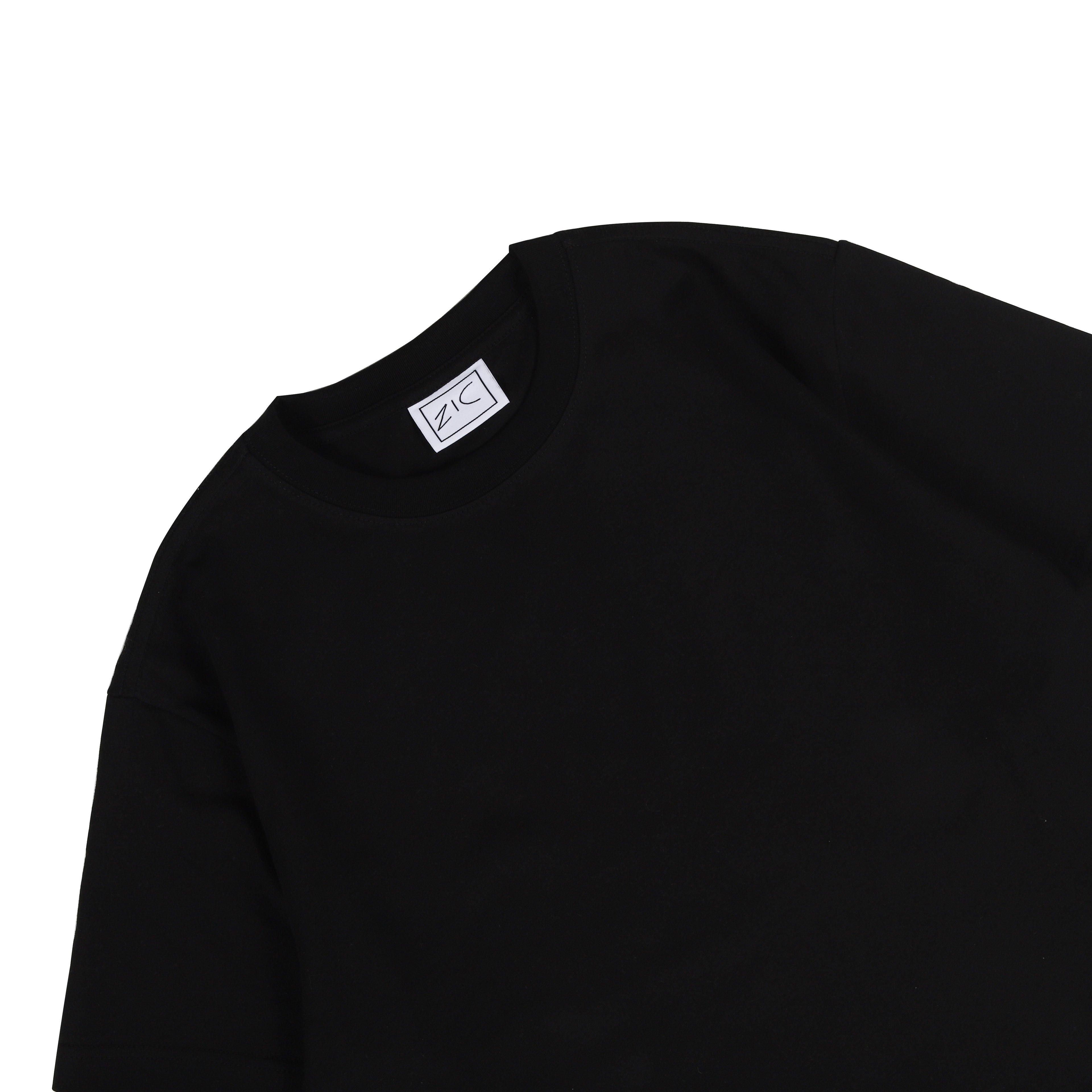 Black Double Layer Tee