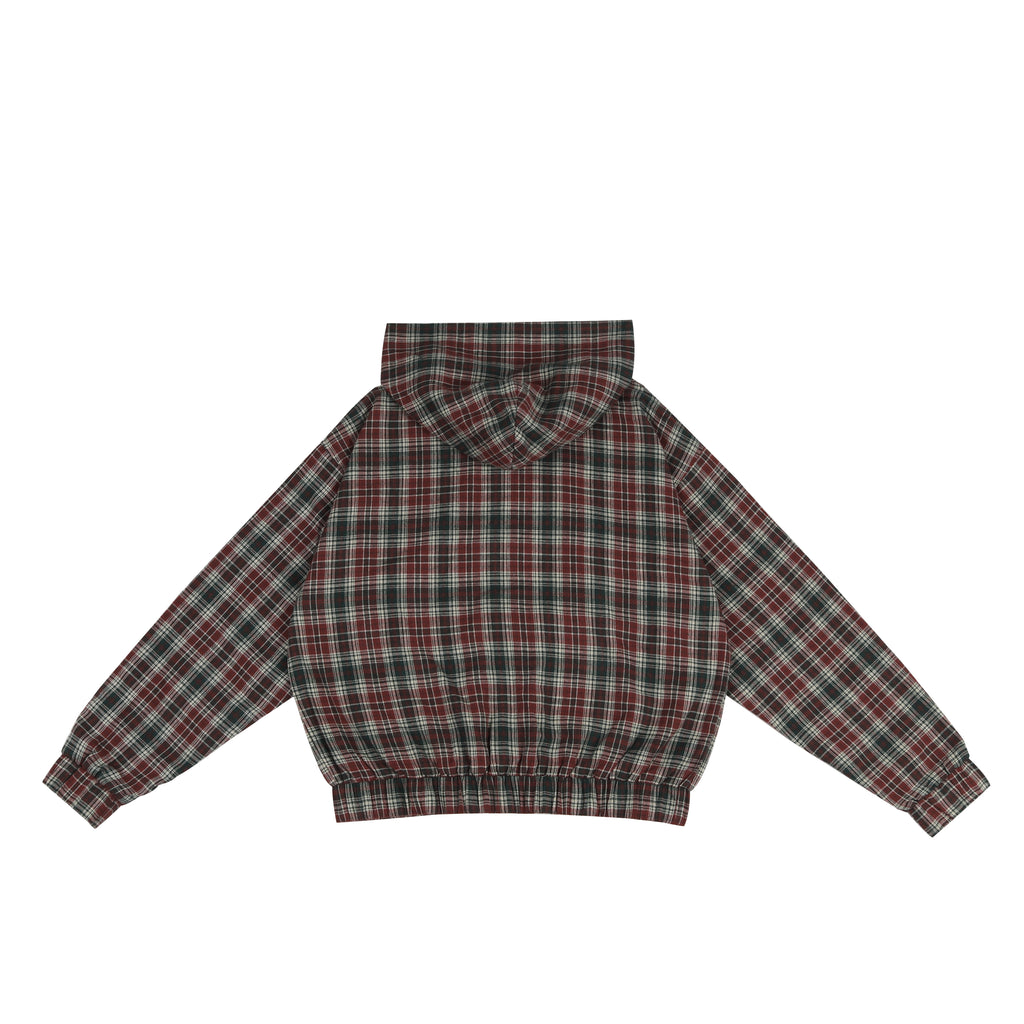 F23 Plaid Zip Up