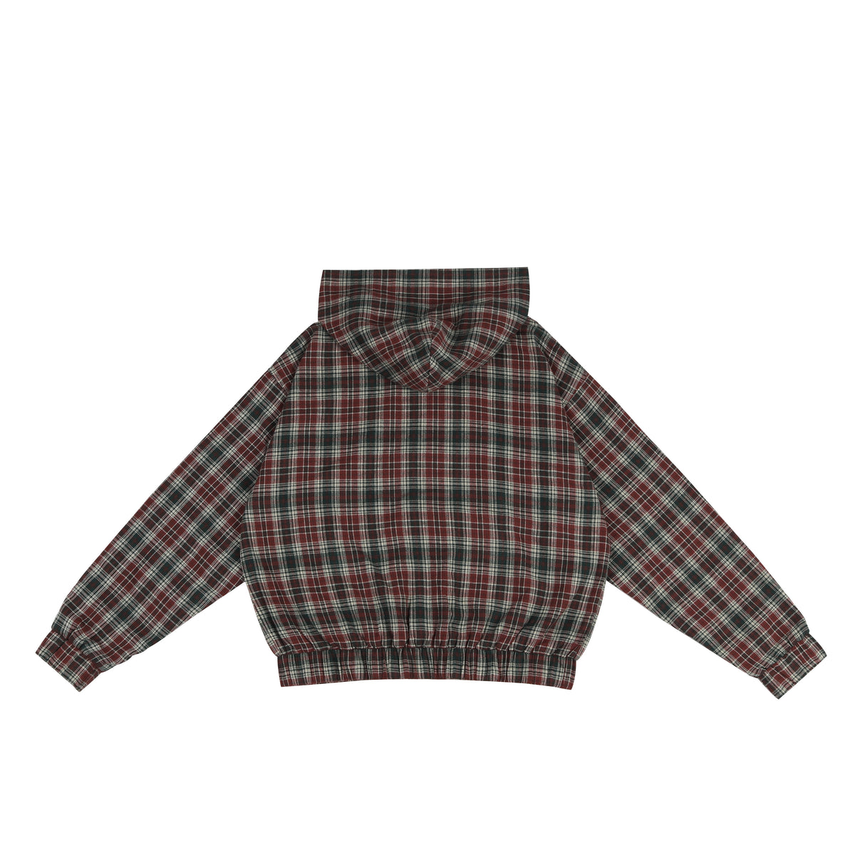 F23 Plaid Zip Up