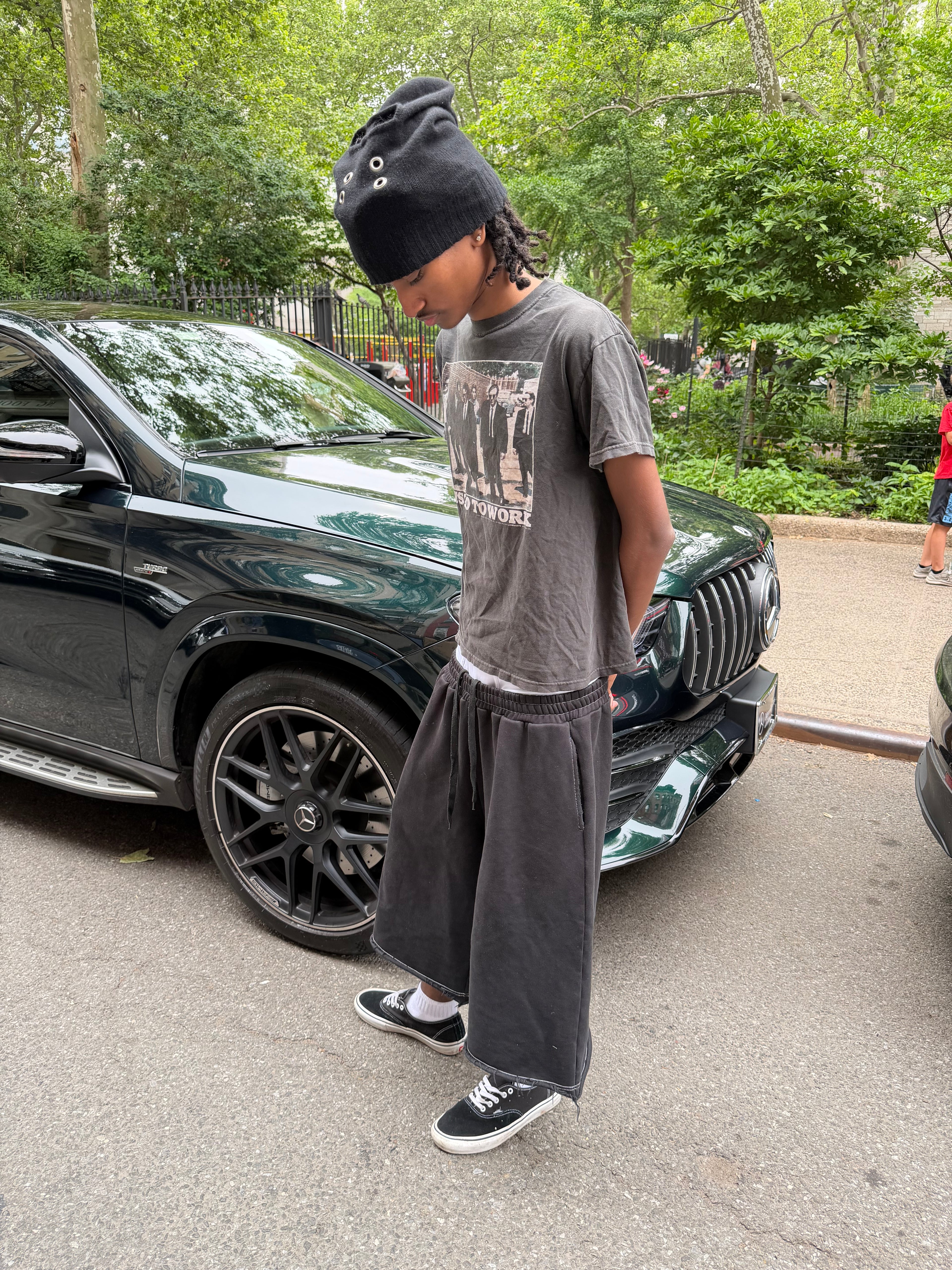 Black Sweatshorts