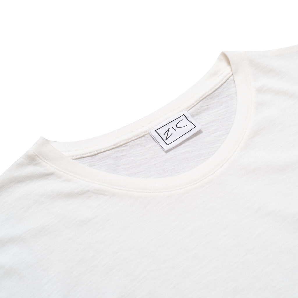 White Slub Tee
