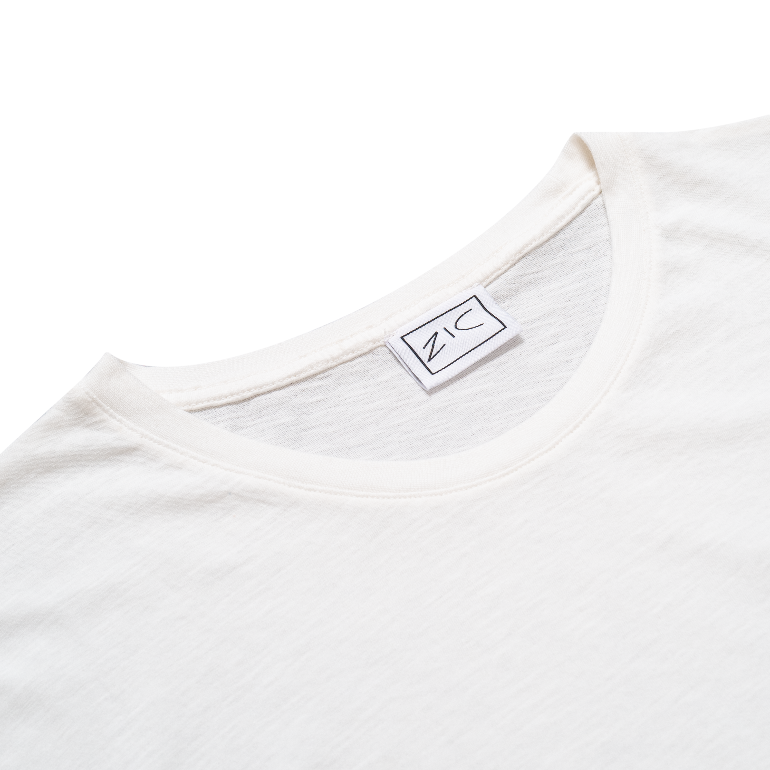 White Slub Tee