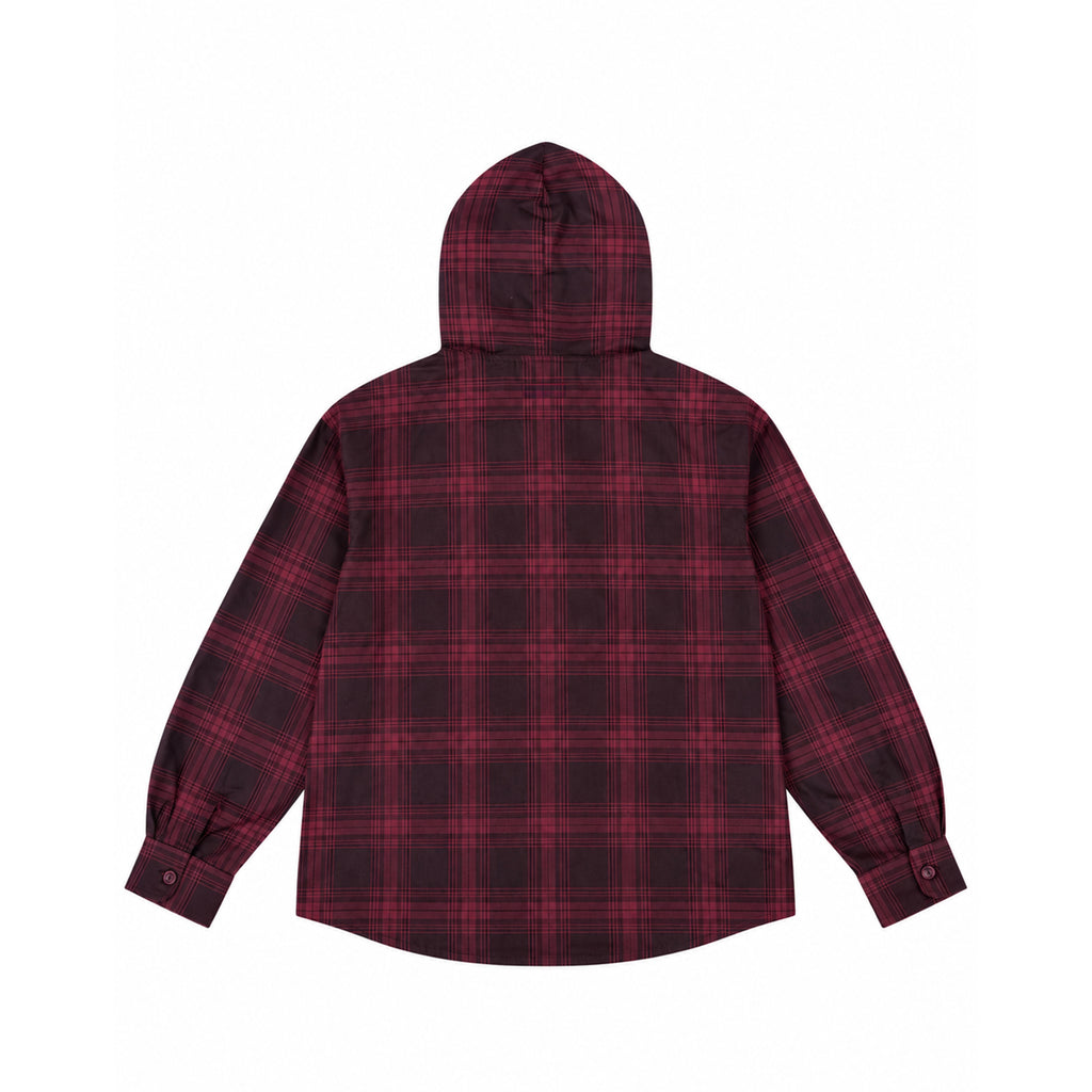 Hooded Flannel Shirt