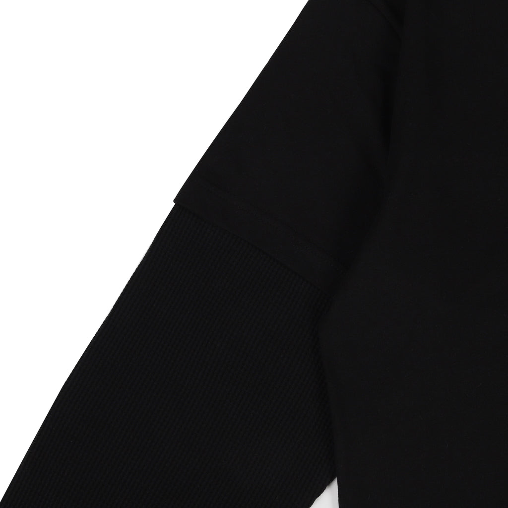 Black Double Layer Tee