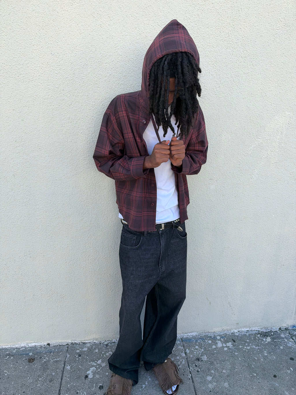 Hooded Flannel Shirt