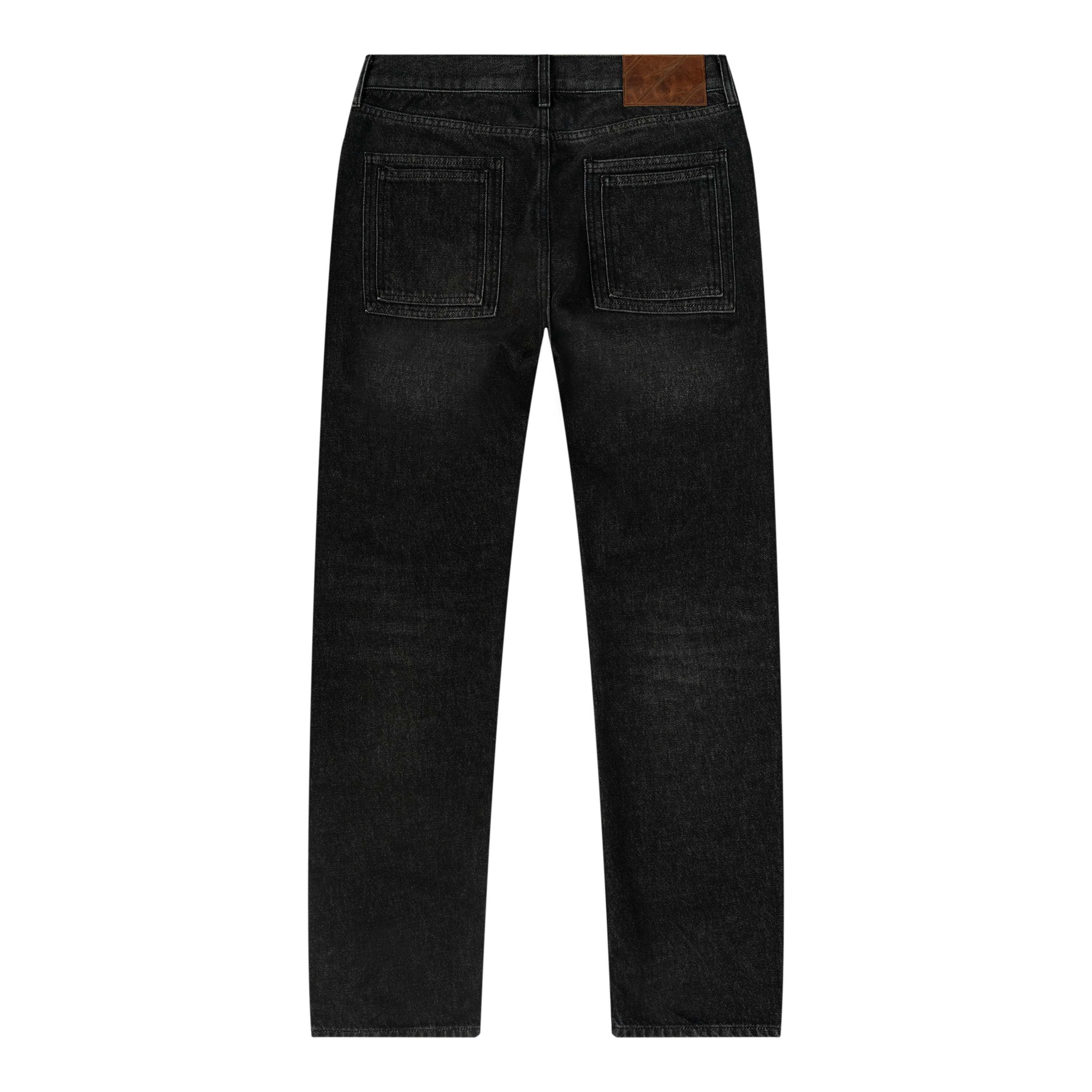 Black Straight Cut Denim