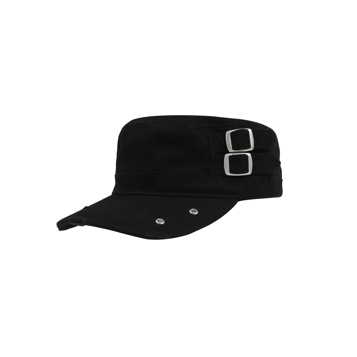 Black Military Hat