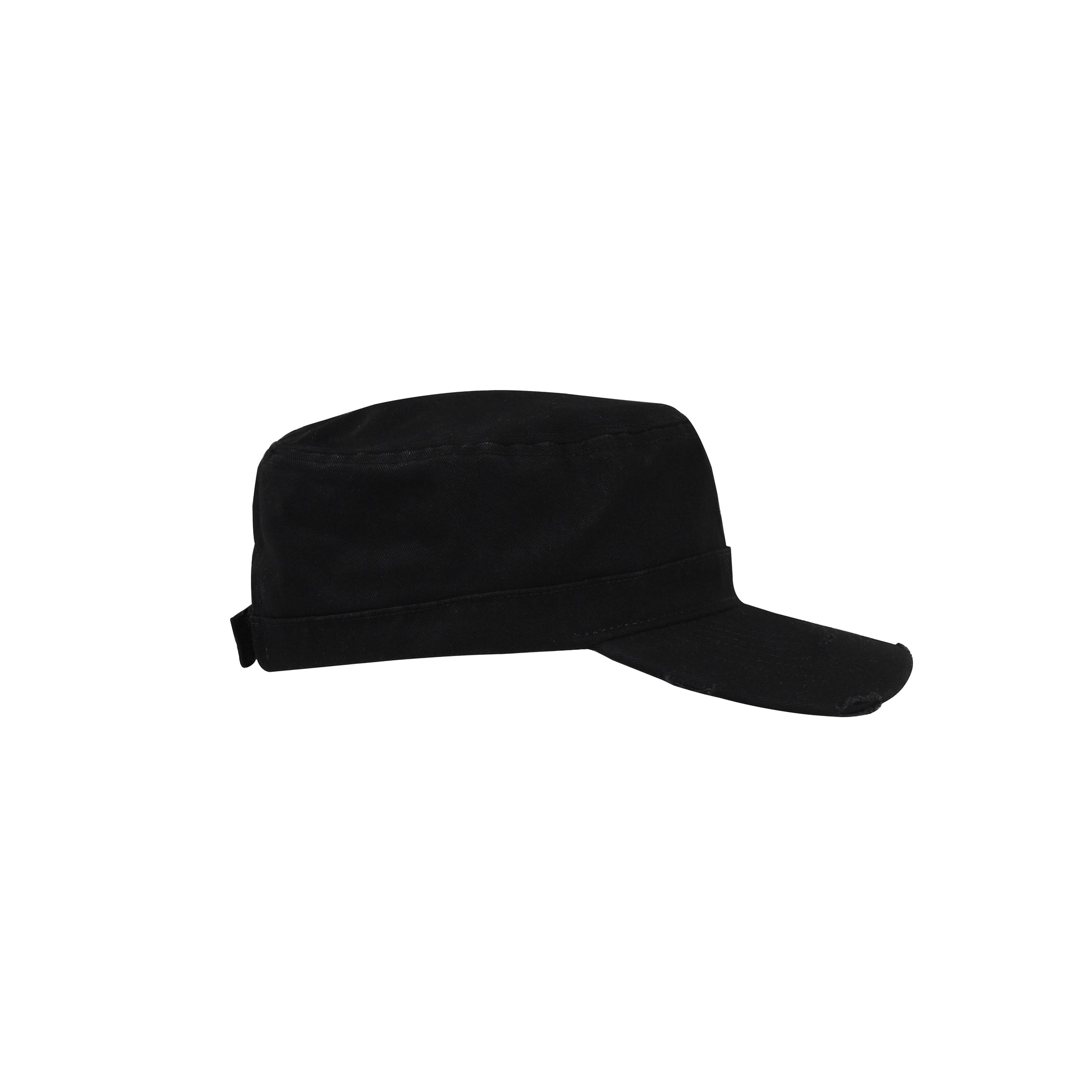 Black Military Hat