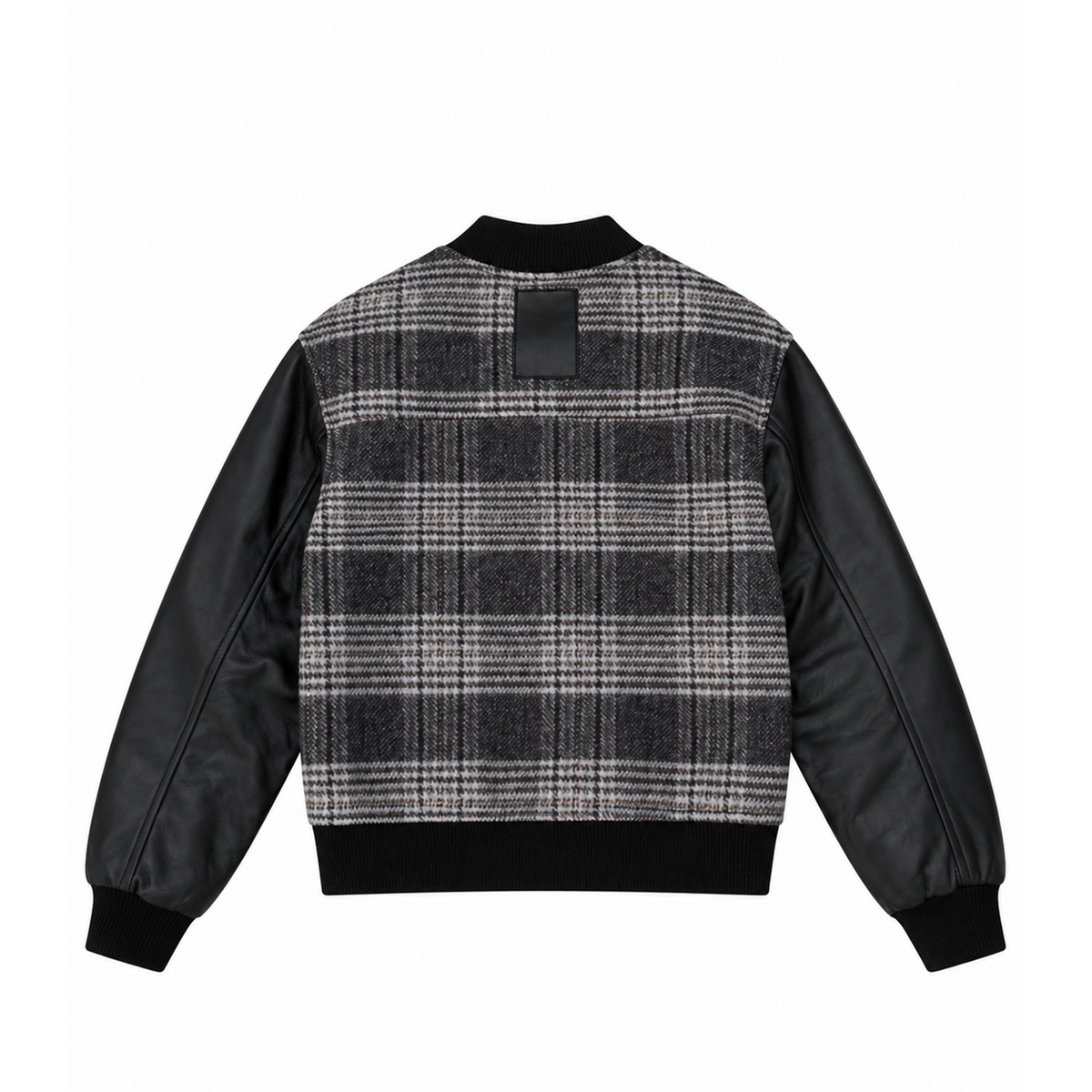 Plaid Varsity Jacket
