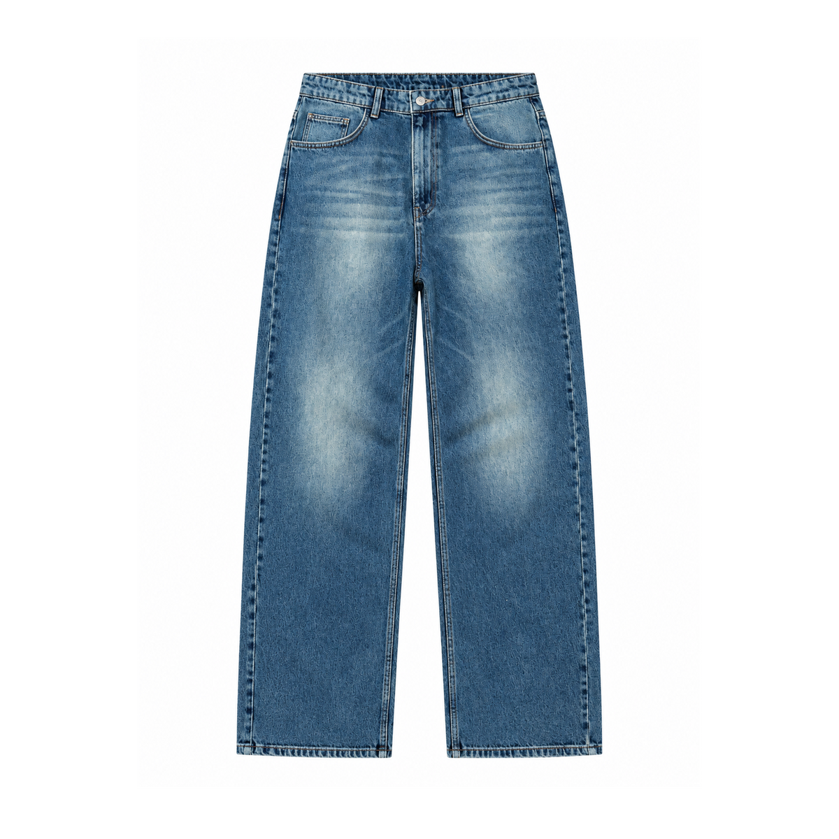 Wide Leg Blue Denim