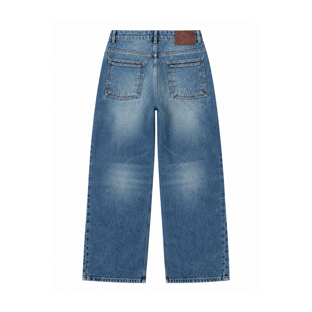 Wide Leg Blue Denim