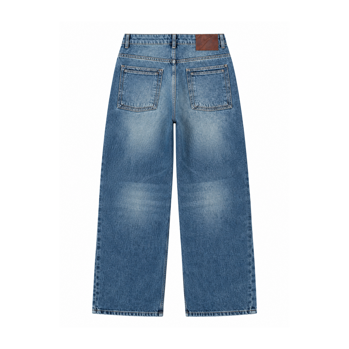 Wide Leg Blue Denim