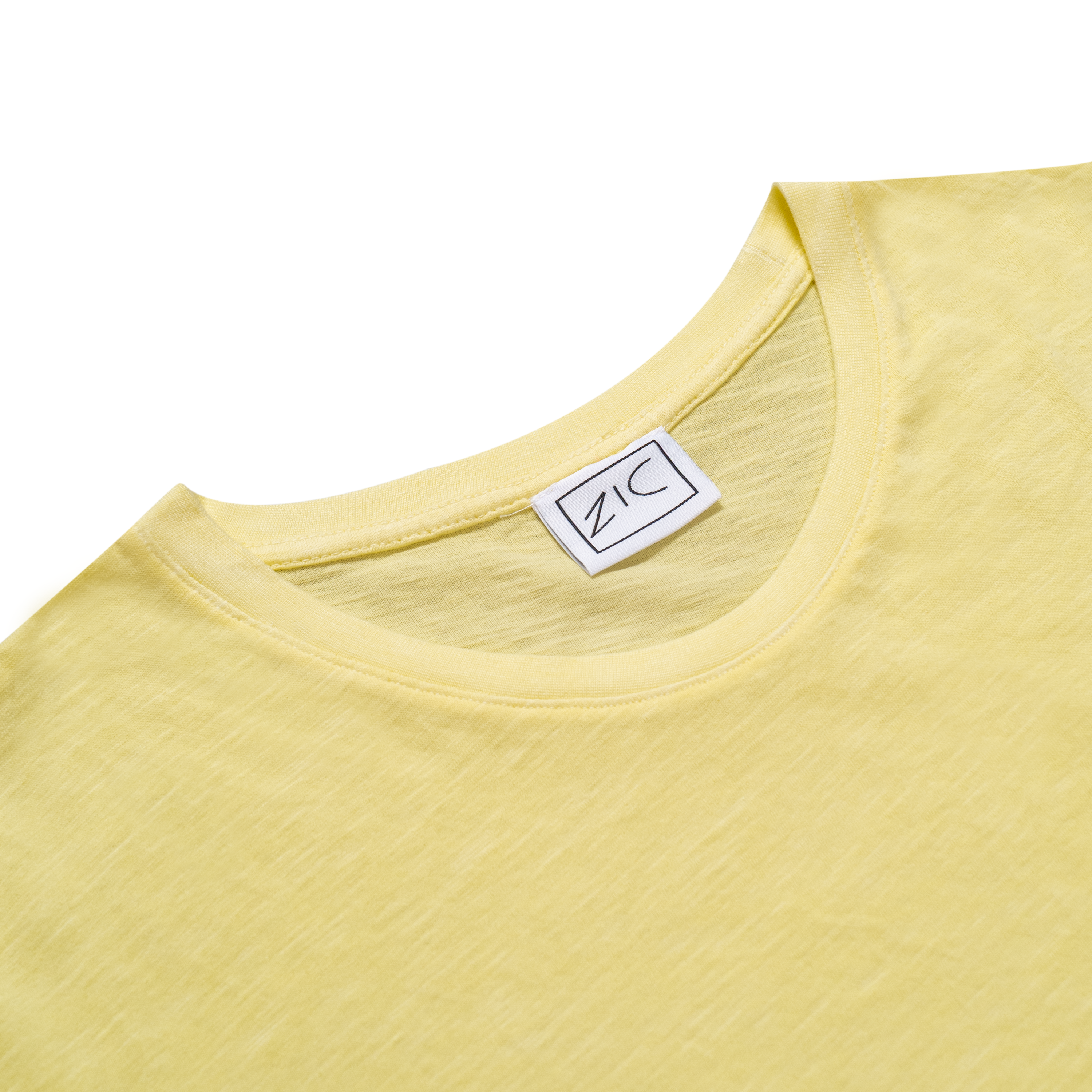 Butter Yellow Slub Tee